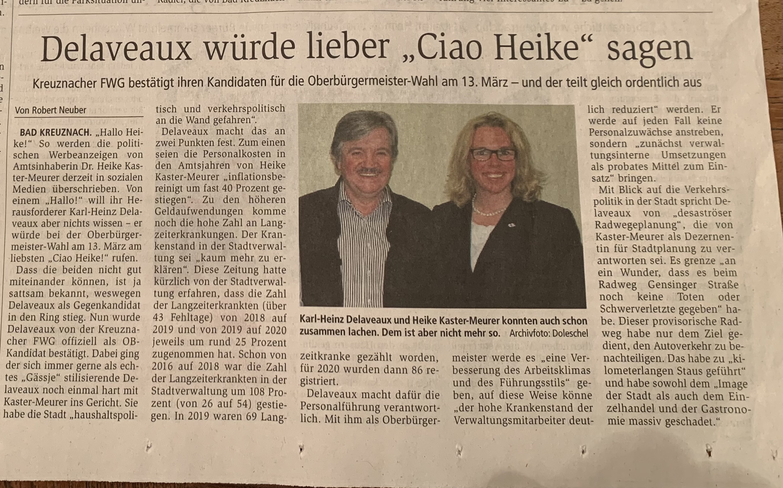 Zeitungsartikel